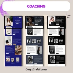 40 Canva Website Templates — MRR/PLR Business Bundle.