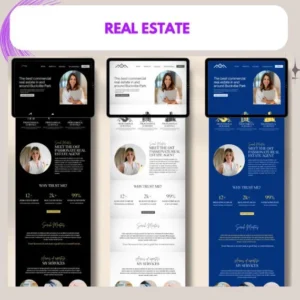 40 Canva Website Templates — MRR/PLR Business Bundle.